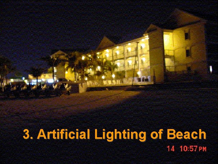 3. Artificial Lighting of Beach 