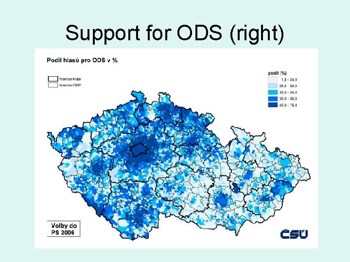 Support for ODS (right) 
