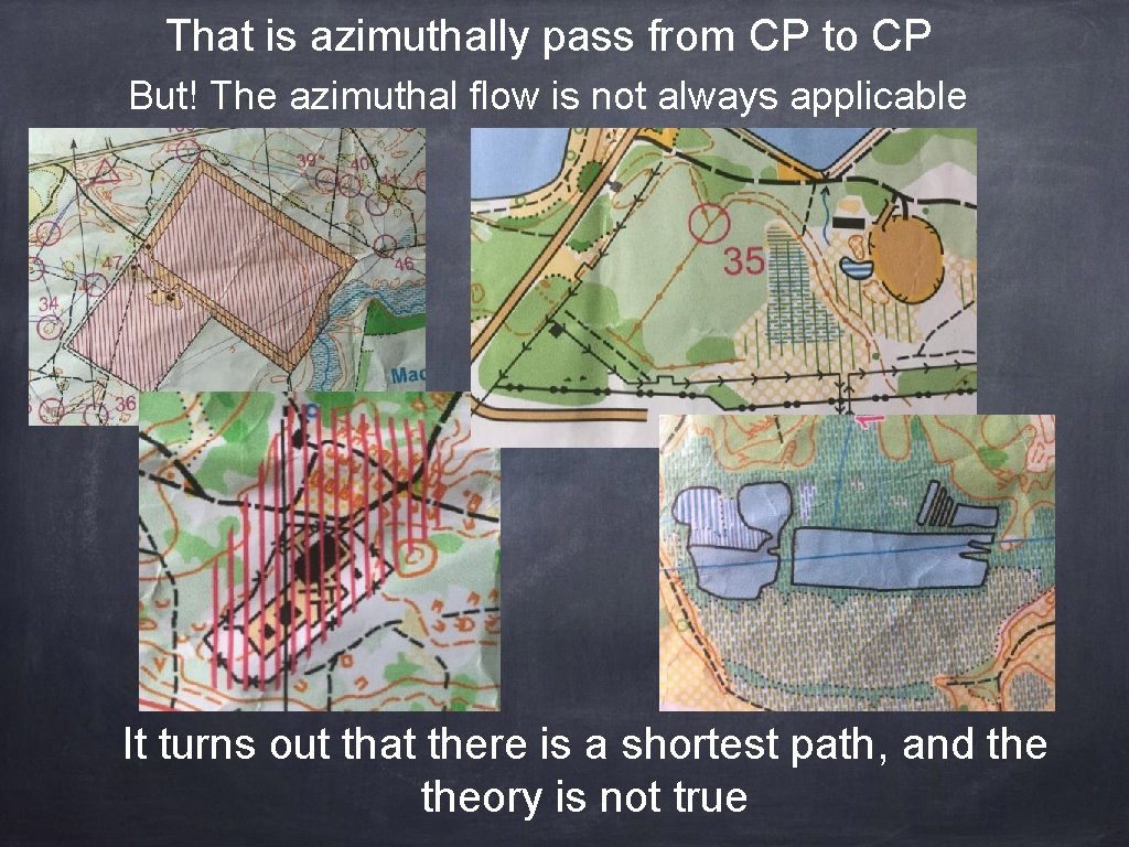 That is azimuthally pass from CP to CP But! The azimuthal flow is not