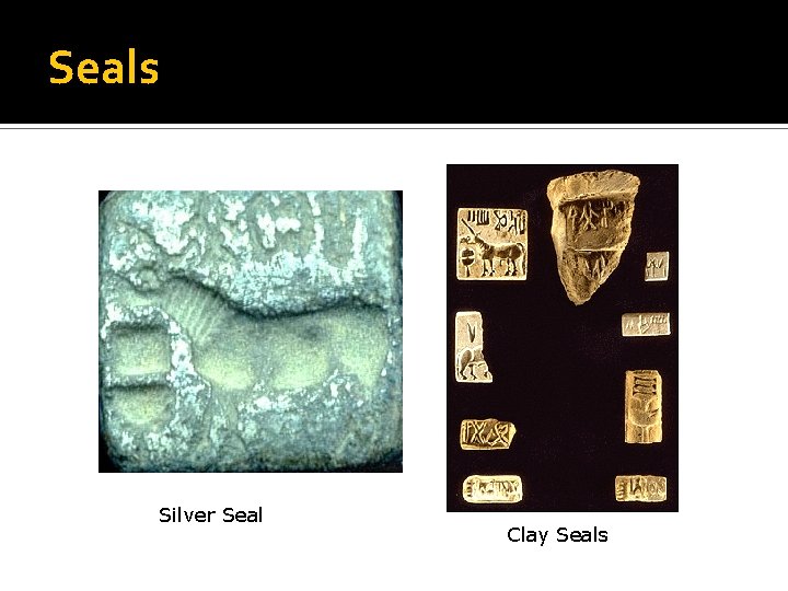 Seals Silver Seal Clay Seals 