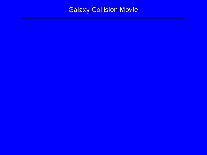 Galaxy Collision Movie Galaxy Collision Movie