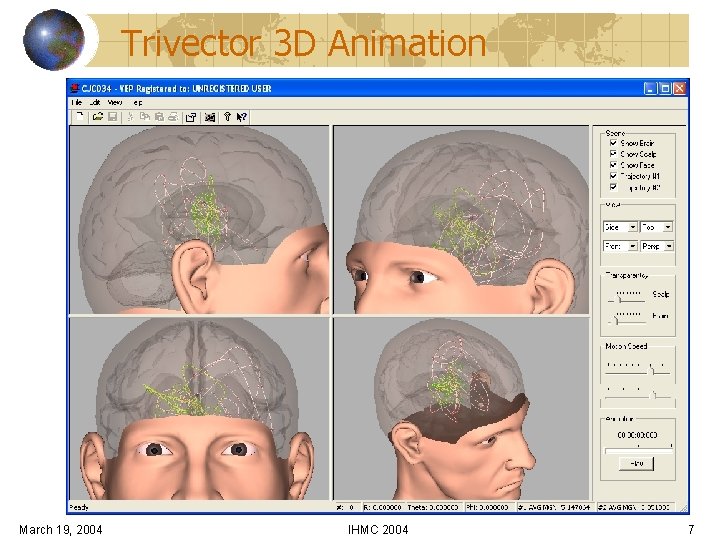 Trivector 3 D Animation March 19, 2004 IHMC 2004 7 