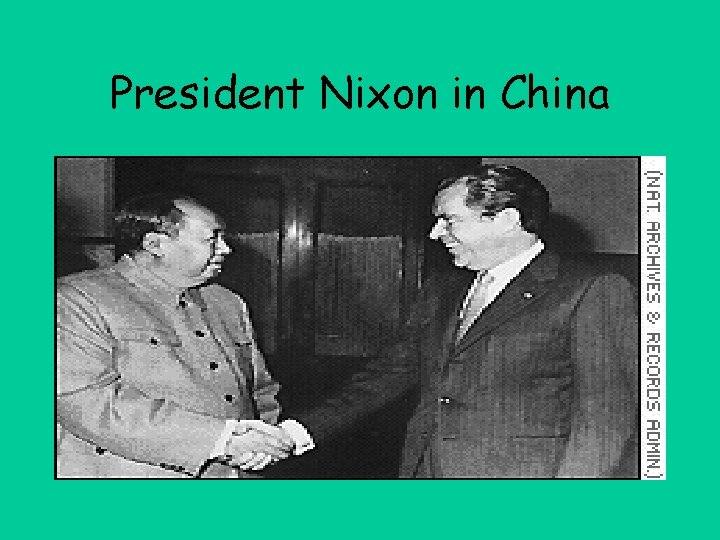President Nixon in China 