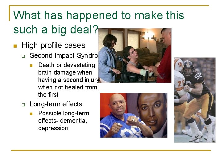 What has happened to make this such a big deal? n High profile cases