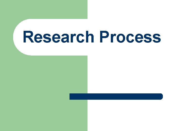 Research Process 