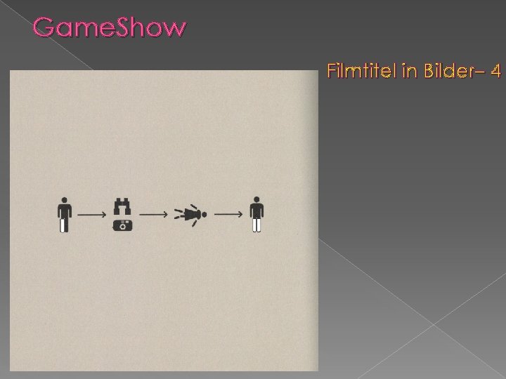 Game. Show Filmtitel in Bilder– 4 