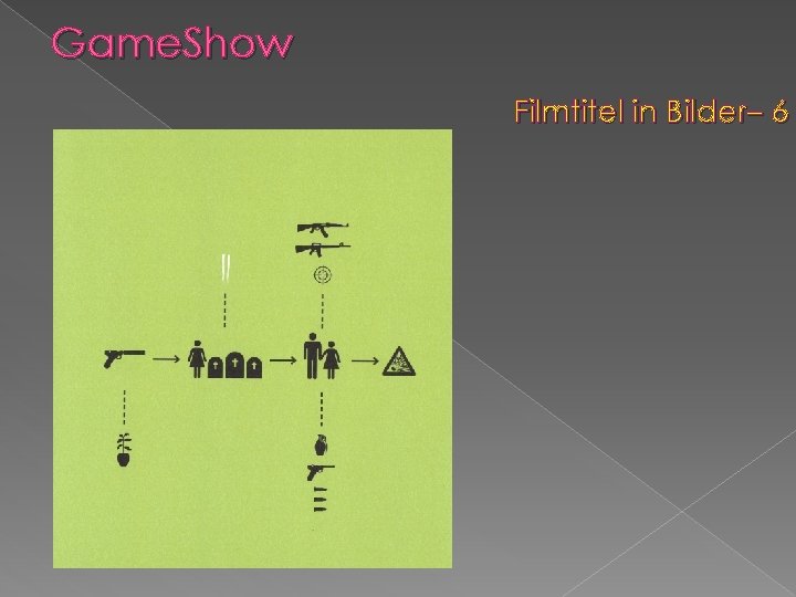 Game. Show Filmtitel in Bilder– 6 