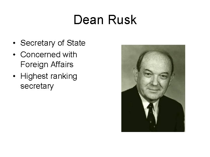 Cuban Missile Crisis Who was Who John Fitzgerald