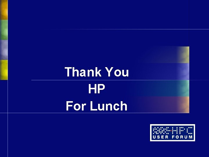 Thank You HP For Lunch 