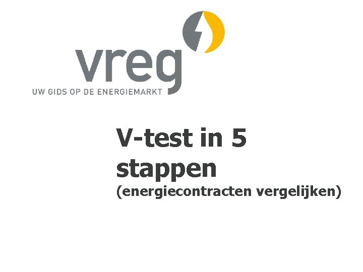 V-test in 5 stappen (energiecontracten vergelijken) 