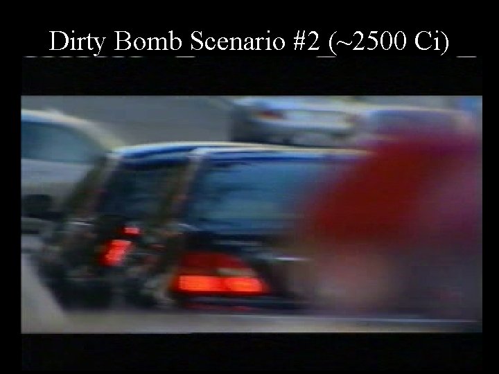 Dirty Bomb Scenario #2 (~2500 Ci) 