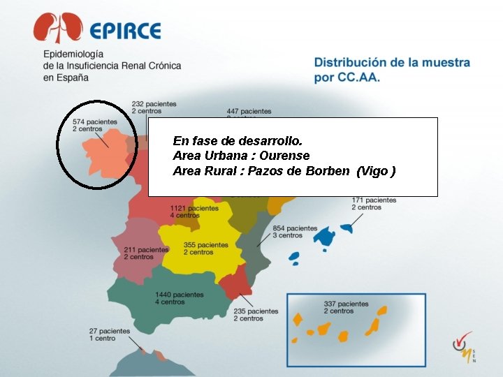 En fase de desarrollo. Area Urbana : Ourense Area Rural : Pazos de Borben