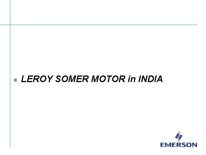 l LEROY SOMER MOTOR in INDIA 