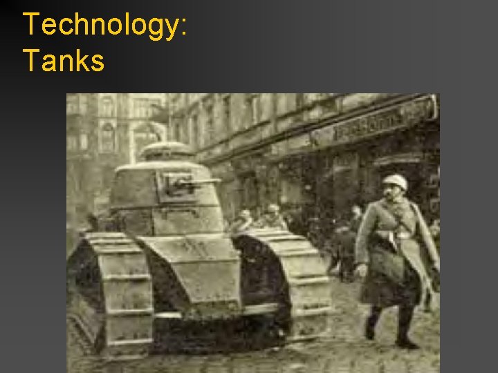 Technology: Tanks 