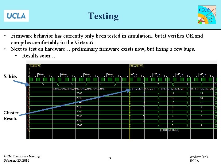 Testing • Firmware behavior has currently only been tested in simulation. . but it