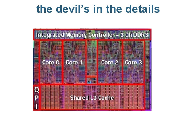 the devil’s in the details 