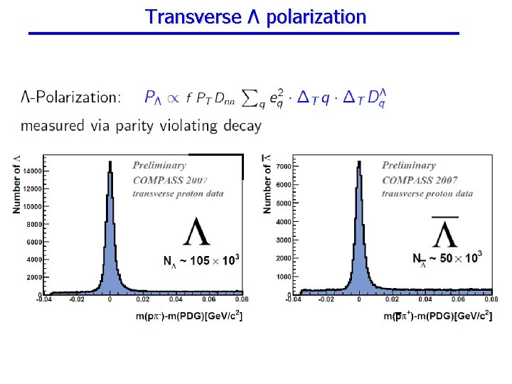 Transverse Λ polarization 