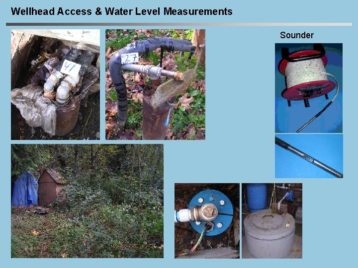 Wellhead Access & Water Level Measurements Sounder 