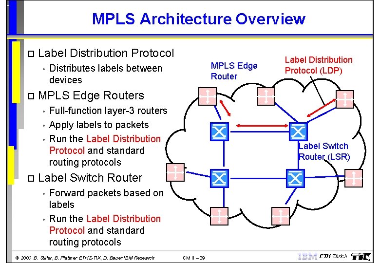 MPLS Architecture Overview Label Distribution Protocol • Distributes labels between devices Label Distribution Protocol