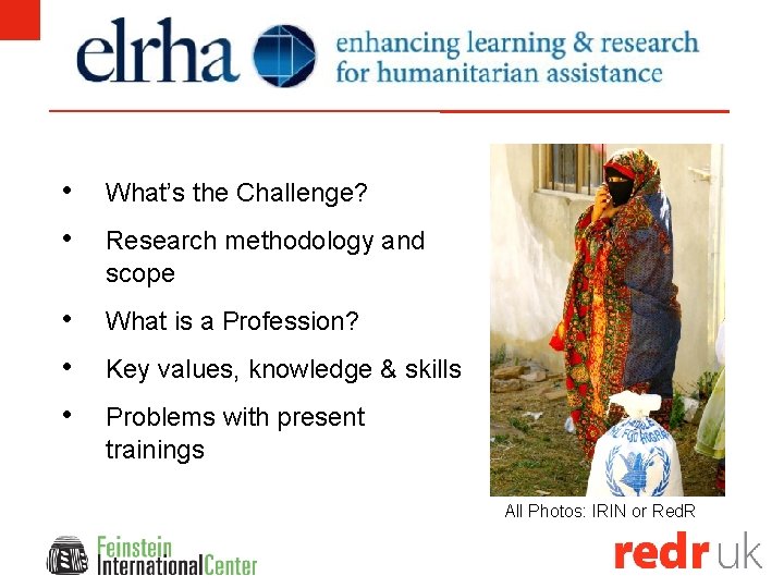  • What’s the Challenge? • Research methodology and scope • What is a