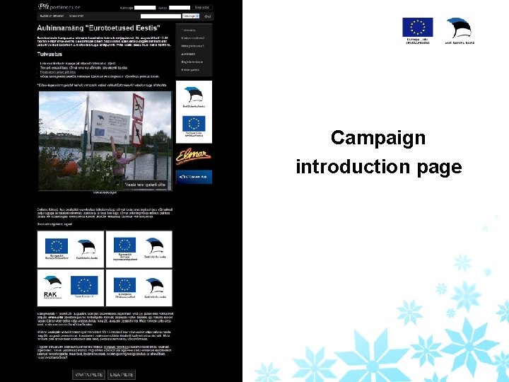 Sinu logo Campaign introduction page 