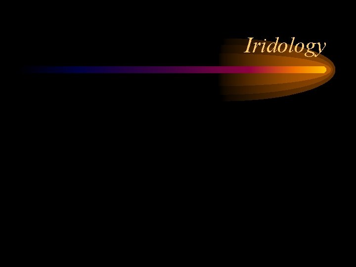 Iridology 