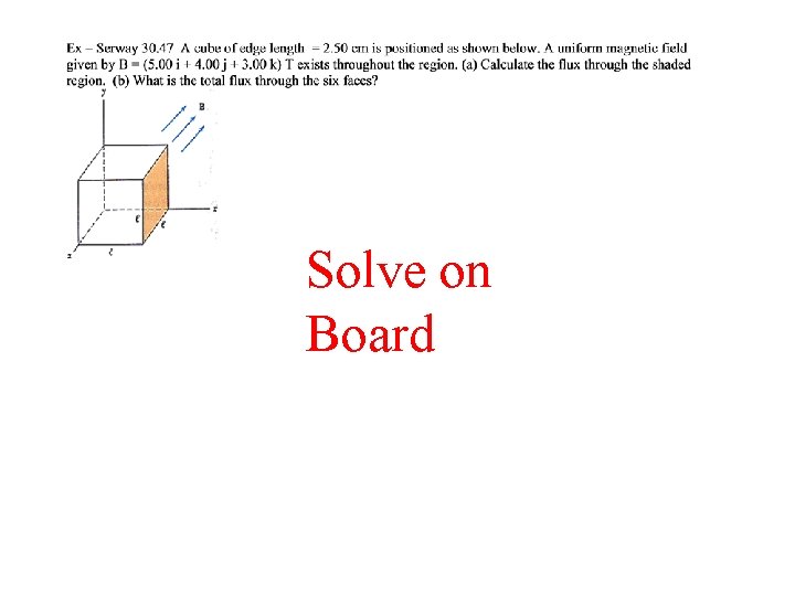 Solve on Board 