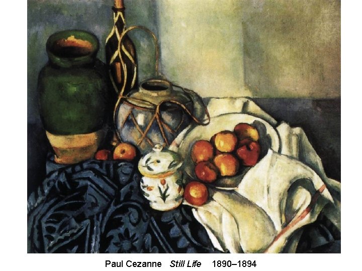 Paul Cezanne Still Life 1890– 1894 