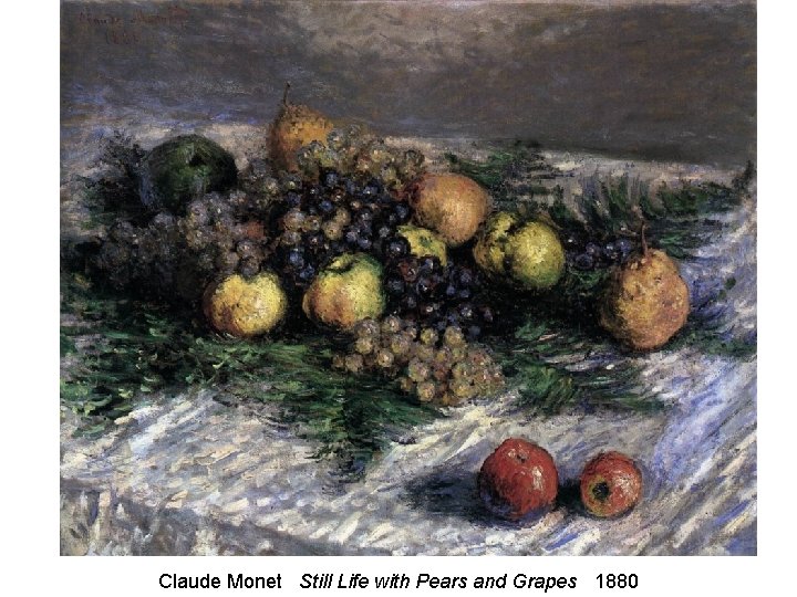 Claude Monet Still Life with Pears and Grapes 1880 