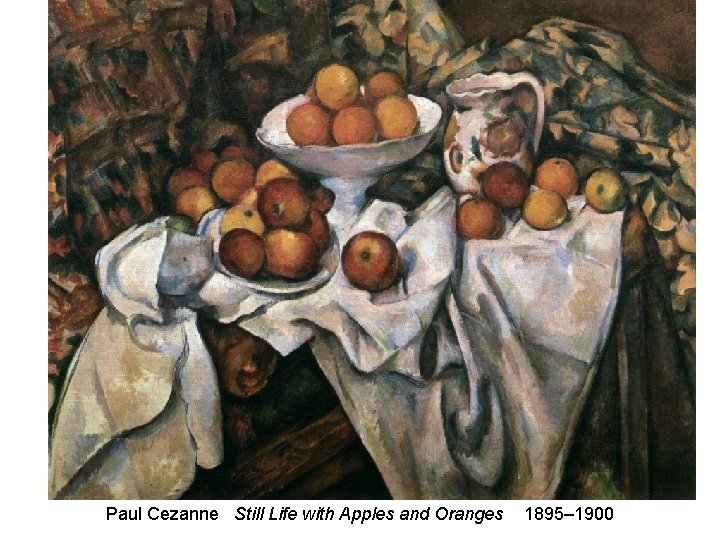 Paul Cezanne Still Life with Apples and Oranges 1895– 1900 