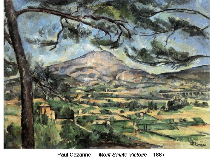 Paul Cezanne Mont Sainte-Victoire 1887 
