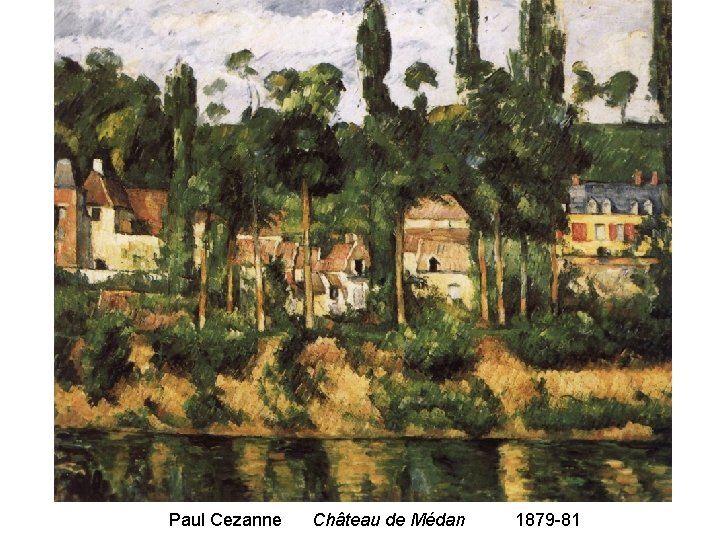 Paul Cezanne Château de Médan 1879 -81 
