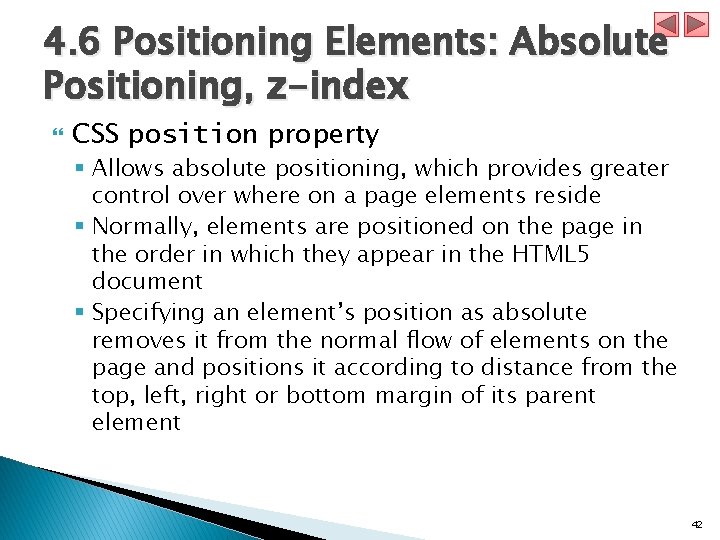 Absolute Positioning or z-index