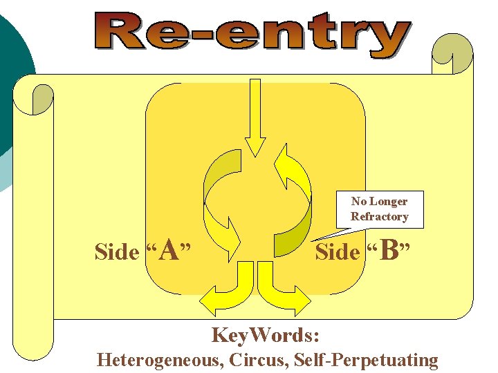 No Longer Refractory Side “A” Side “B” Key. Words: Heterogeneous, Circus, Self-Perpetuating 