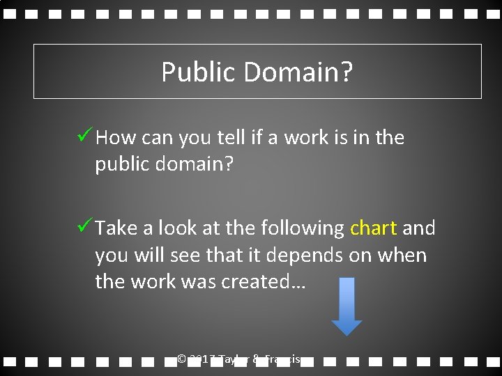 Public Domain? ü How can you tell if a work is in the public