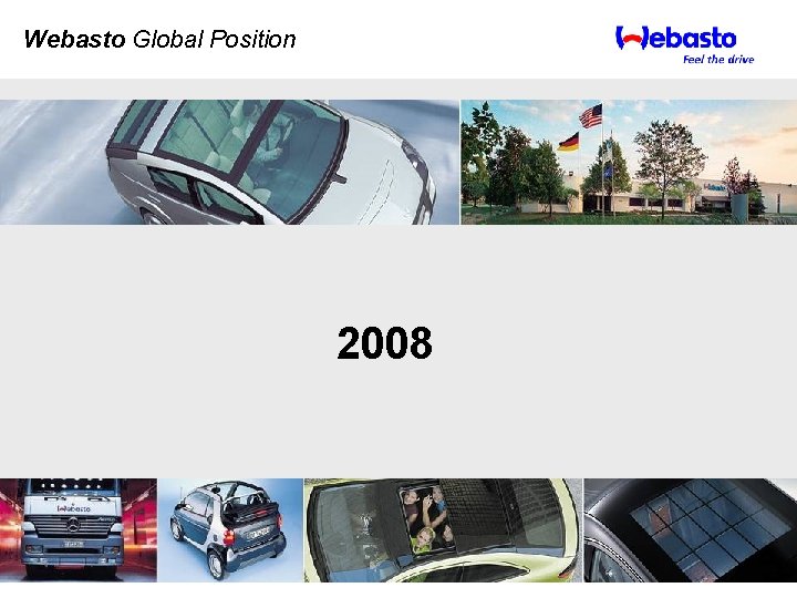 Webasto Global Position 2008 