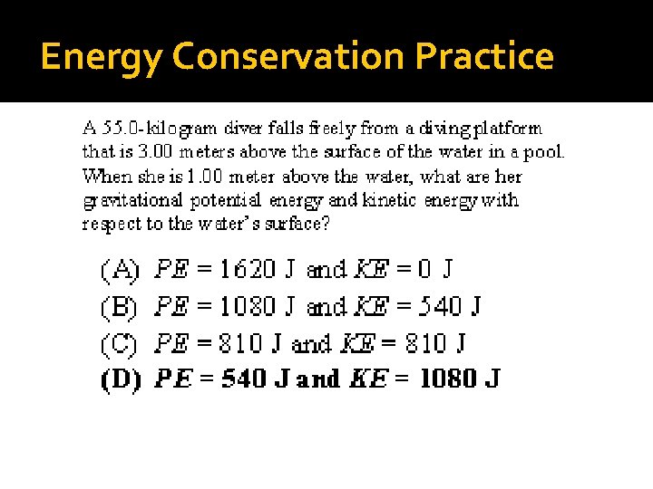 Energy Conservation Practice 