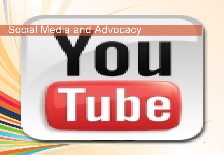 OCLC Online Computer Library Center Social Media and Advocacy 1 