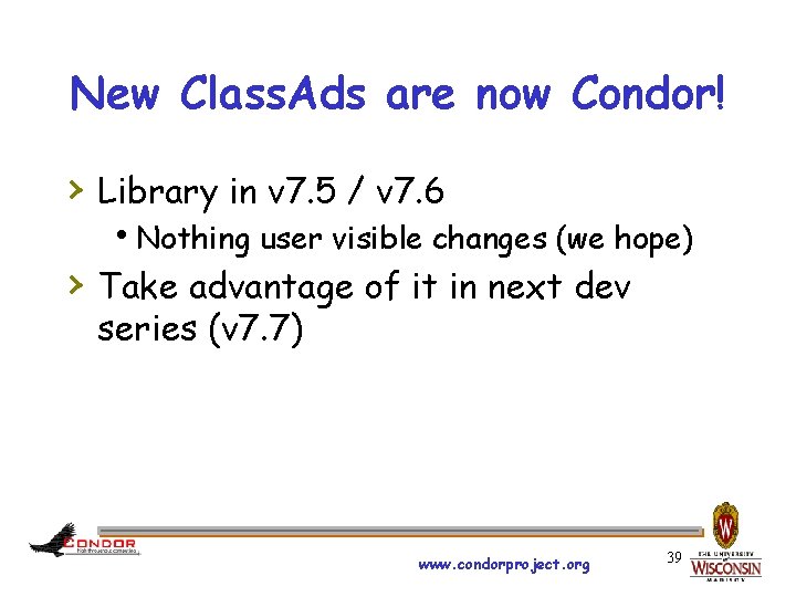 New Class. Ads are now Condor! › Library in v 7. 5 / v