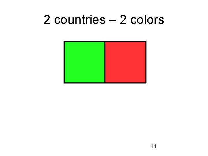 2 countries – 2 colors 11 