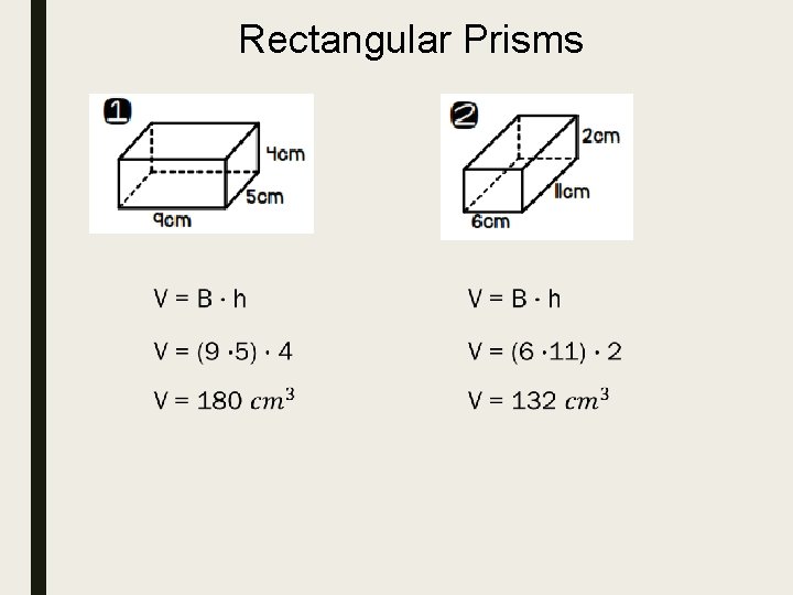 Rectangular Prisms 