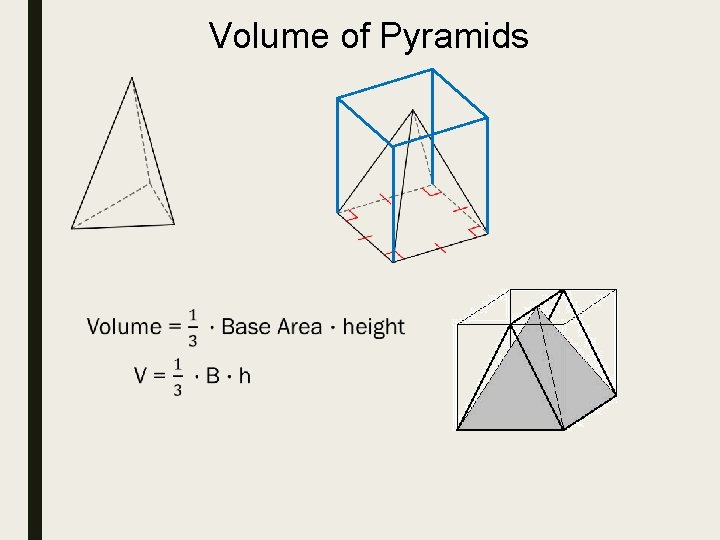 Volume of Pyramids 