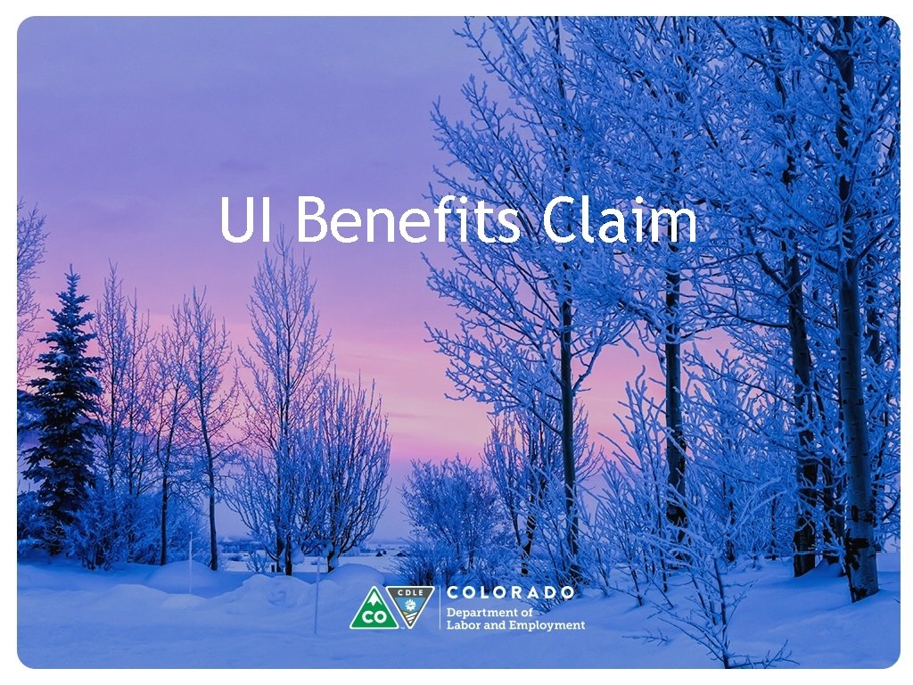 UI Benefits Claim 