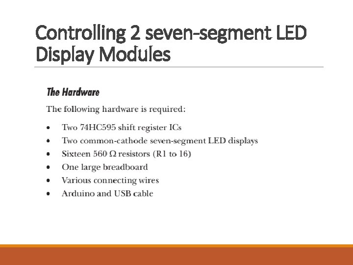 Controlling 2 seven-segment LED Display Modules 