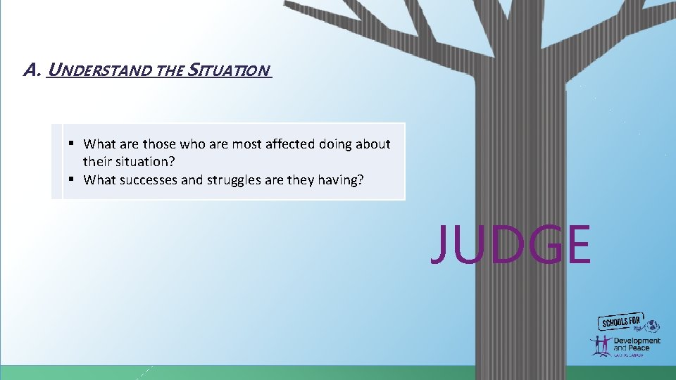 A. UNDERSTAND THE SITUATION § What are those who are most affected doing about A. UNDERSTAND THE SITUATION § What are those who are most affected doing about