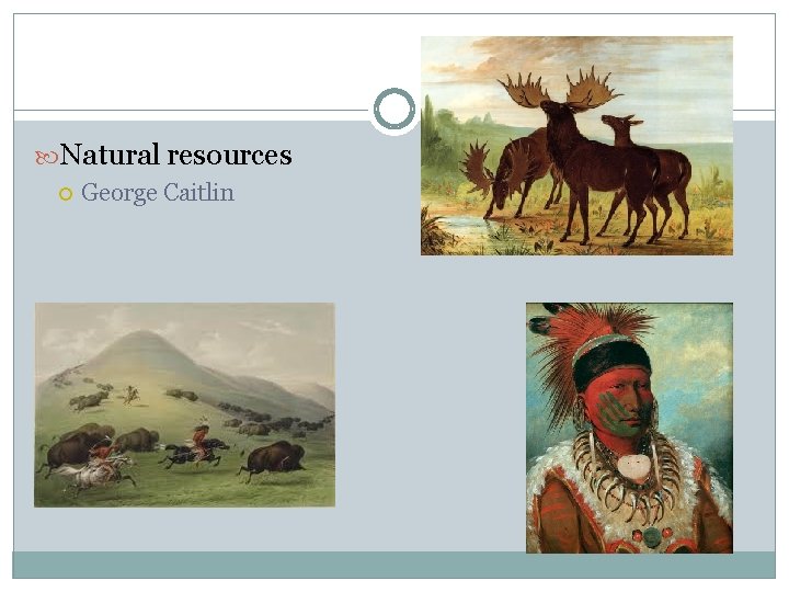  Natural resources George Caitlin 