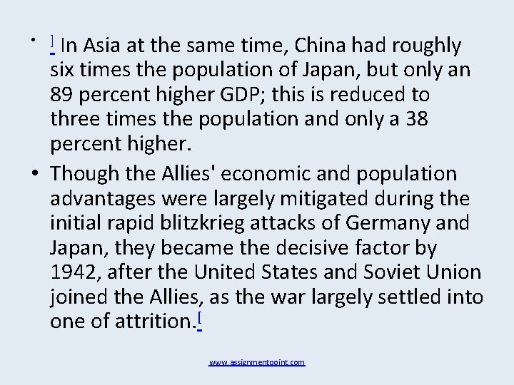  • ] In Asia at the same time, China had roughly six times