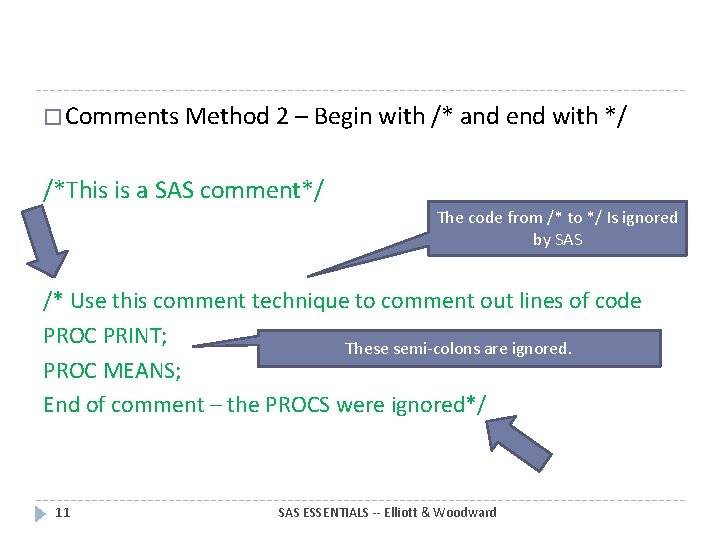 � Comments Method 2 – Begin with /* and end with */ /*This is