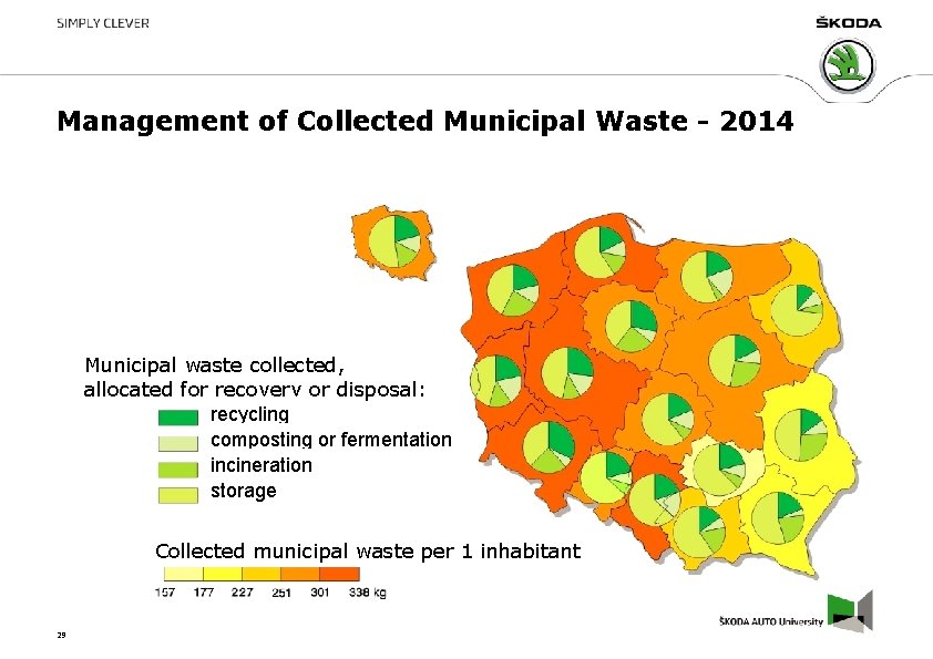 Management of Collected Municipal Waste - 2014 Municipal waste collected, allocated for recovery or Management of Collected Municipal Waste - 2014 Municipal waste collected, allocated for recovery or
