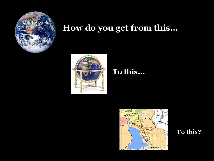 How do you get from this… To this… To this? 